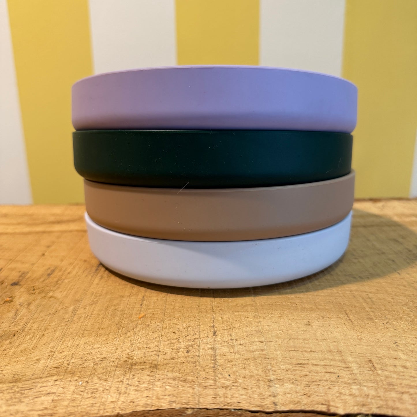 Silicone Rainbow Slow Bowl