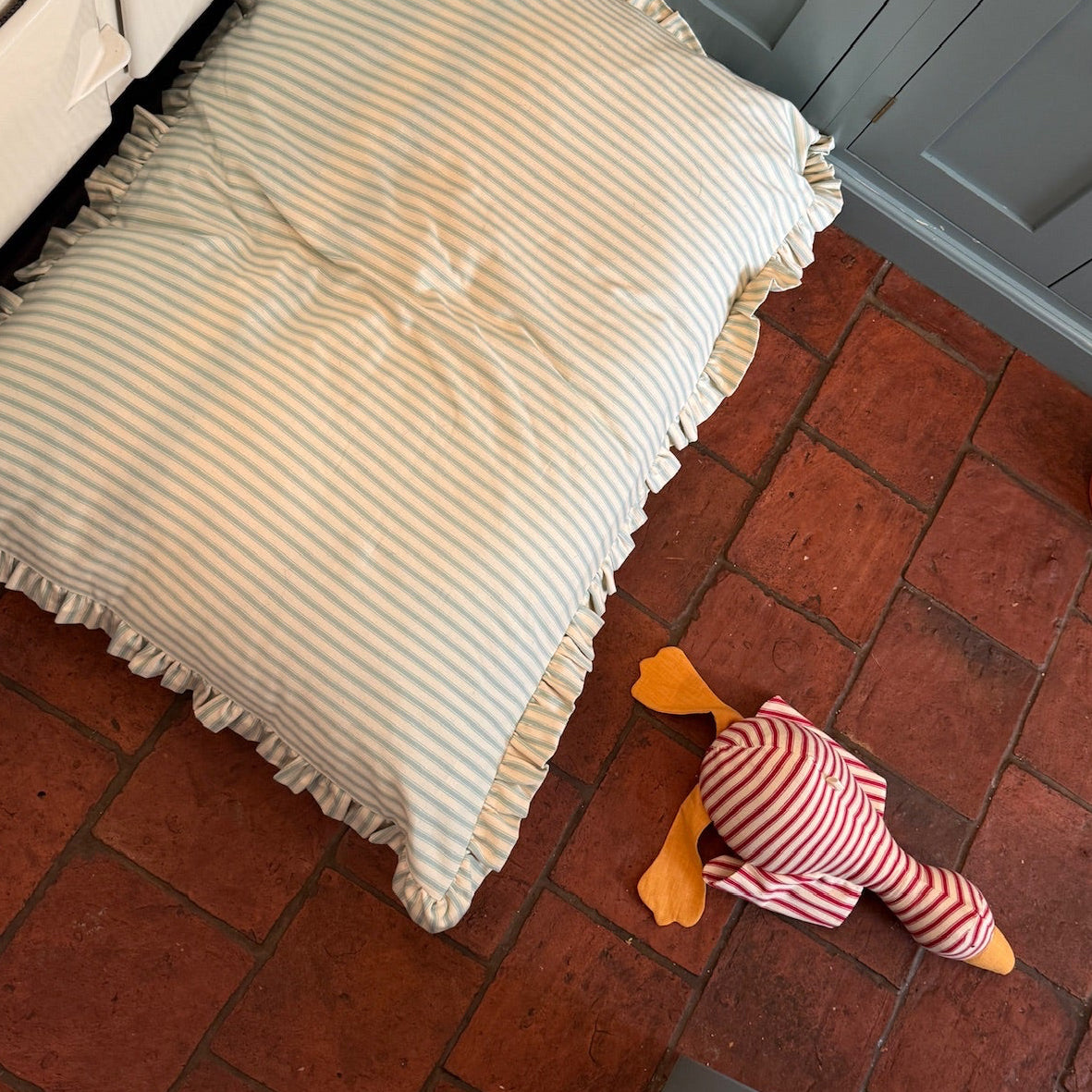 The Goose, handmade plastic free dog toy at The Tetbury Pet Shop