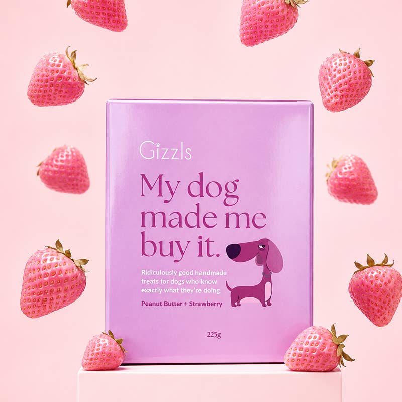 My Dog Made Me Buy It Peanut Butter & Strawberry soft dog treats