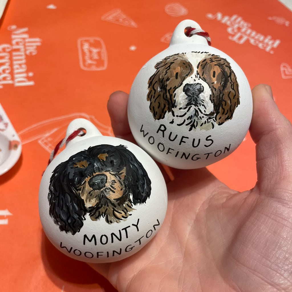 Christmas Bauble Painting of Your Dog (Saturday 21 November)