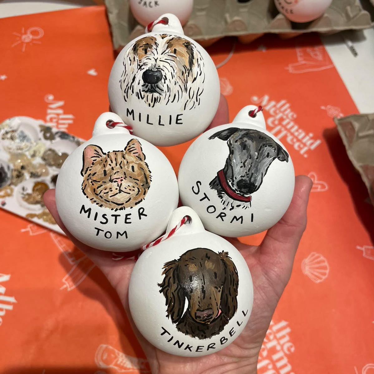 Christmas Bauble Painting of Your Dog (Saturday 21 November)