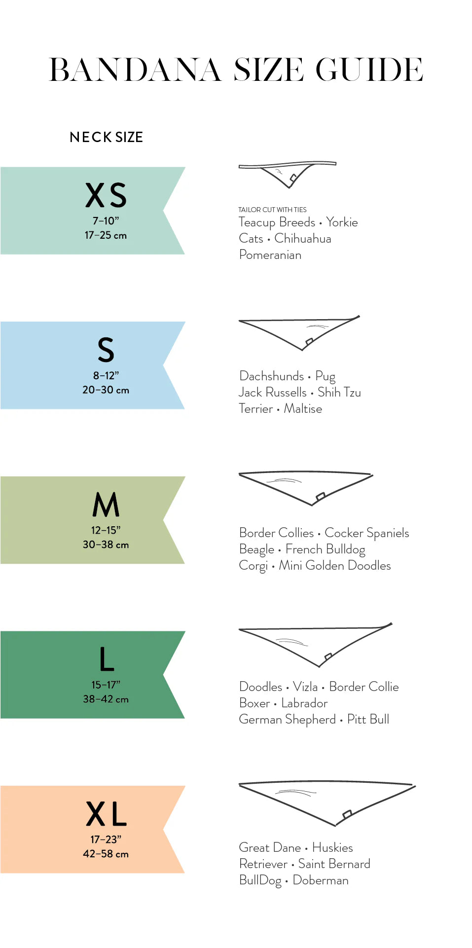 The Paws Dog Bandanas