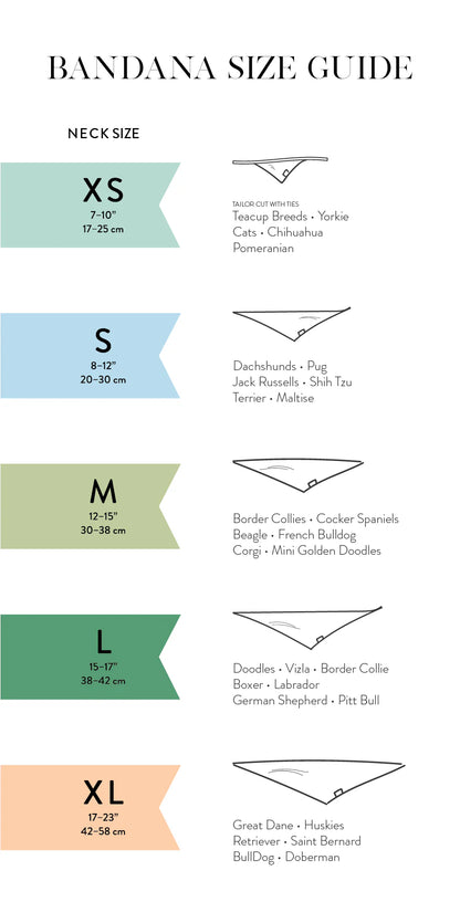 The Paws Dog Bandanas