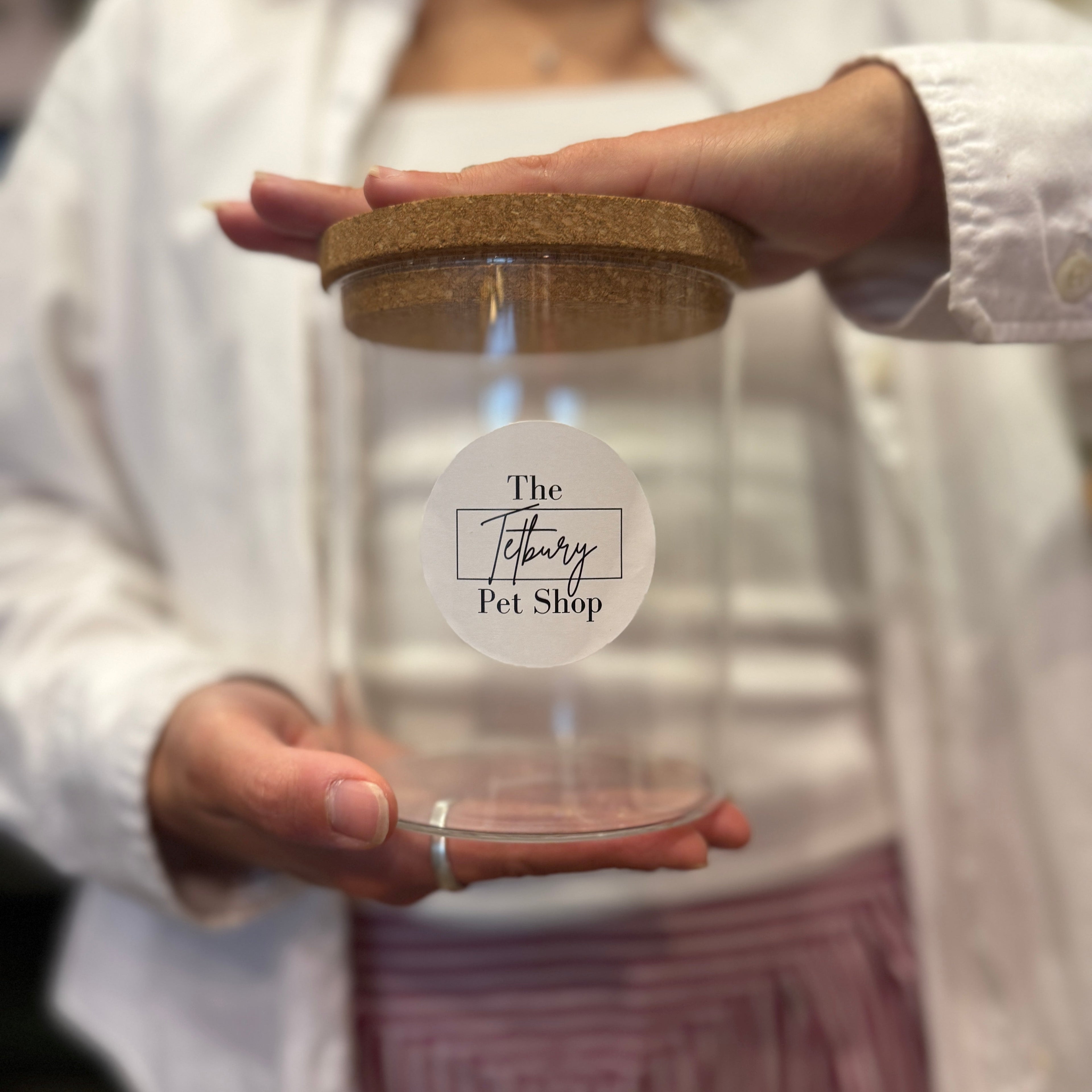 Glass Treat Jar