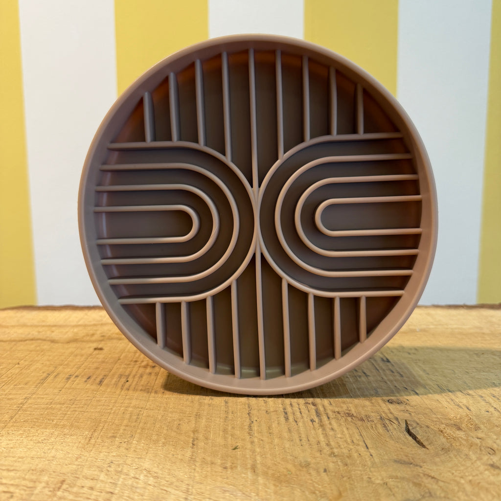 Silicone Rainbow Slow Bowl