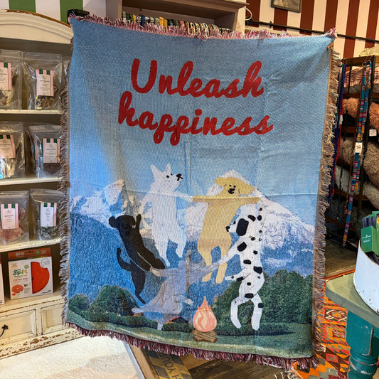 Dog Lover's Throw Blanket