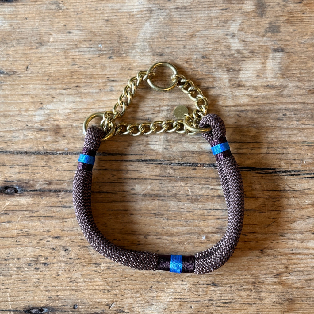 The Tetbury Pet Shop x Green Dog Rope Martingale Collar