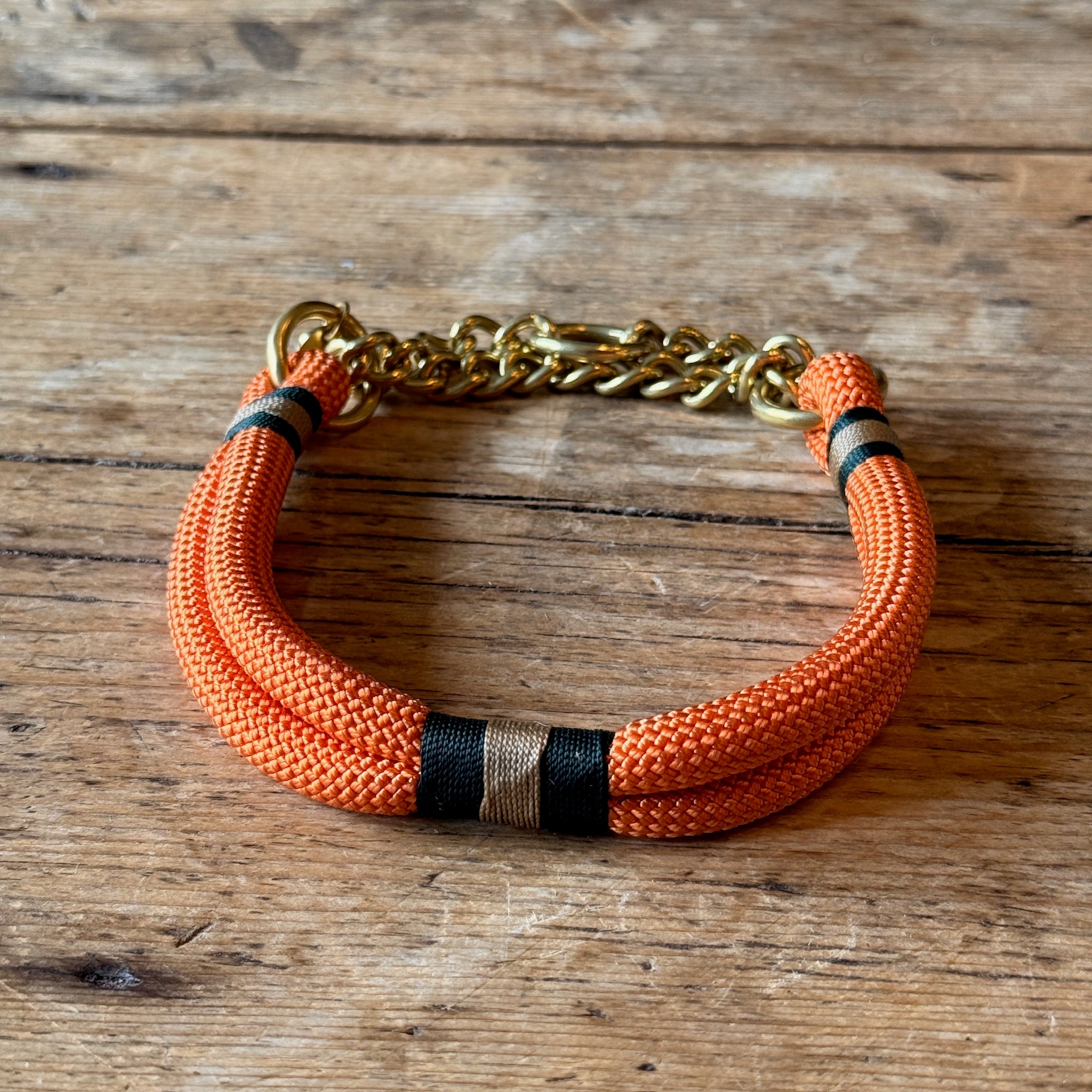 The Tetbury Pet Shop x Green Dog Rope Martingale Collar