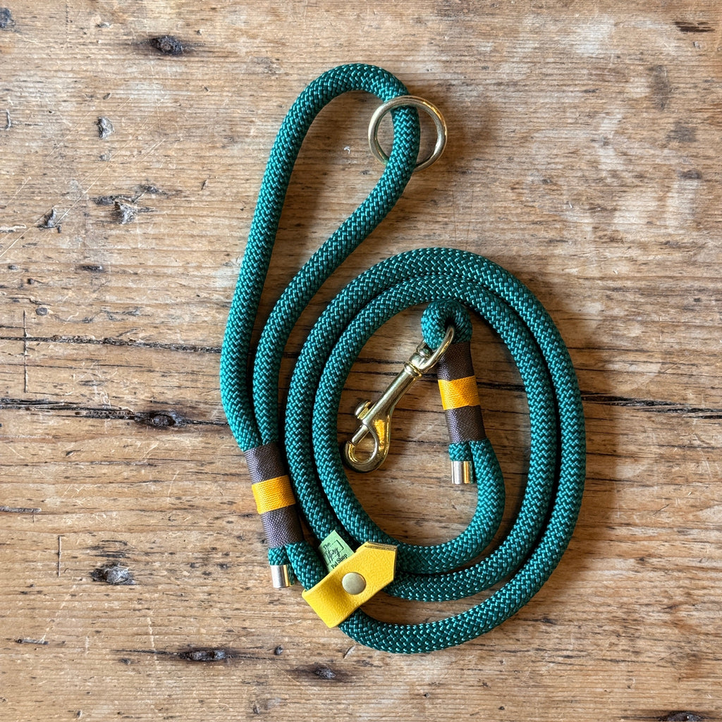 The Tetbury Pet Shop x Green Dog Rope Lead (130cm)