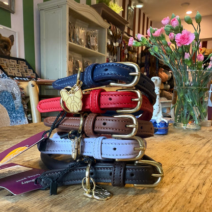 Rolled Leather Collars by Digby & Fox