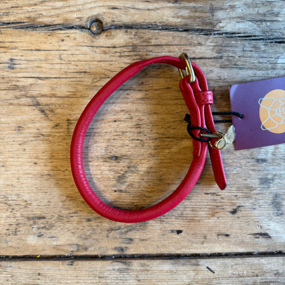 Rolled Leather Collars by Digby & Fox