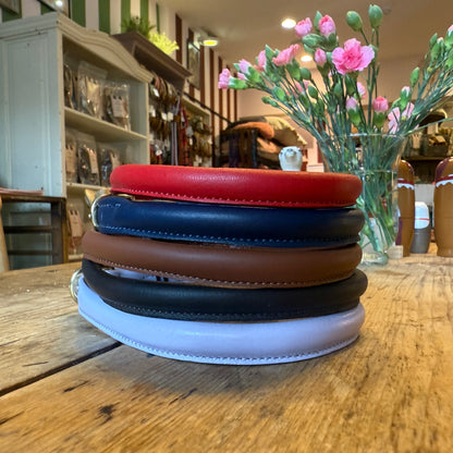 Rolled Leather Collars by Digby & Fox