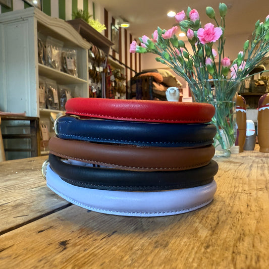 Rolled Leather Collars by Digby & Fox