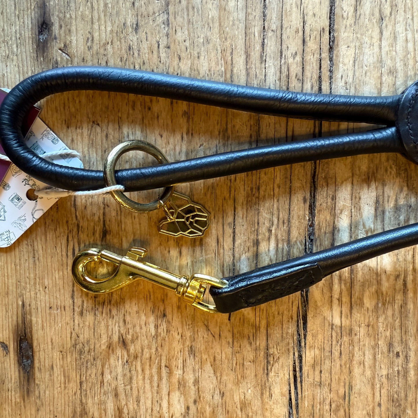 Rolled Leather Lead by Digby & Fox