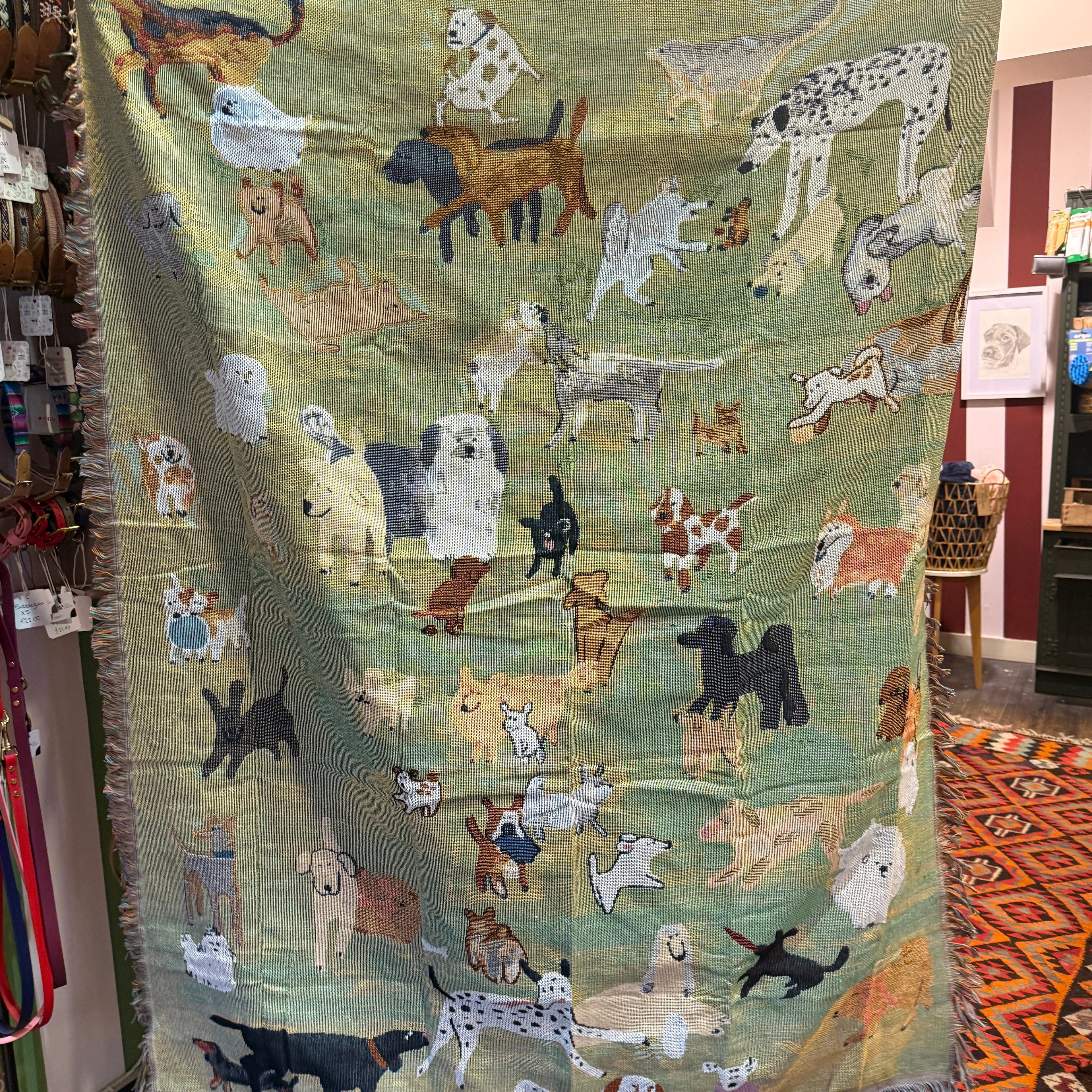 Dog Lover's Throw Blanket