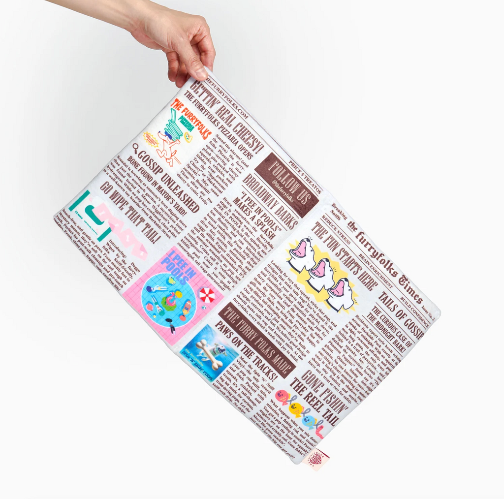 FurryFolks Newspaper Issue No.2 Nosework Snuffle Mat Toy