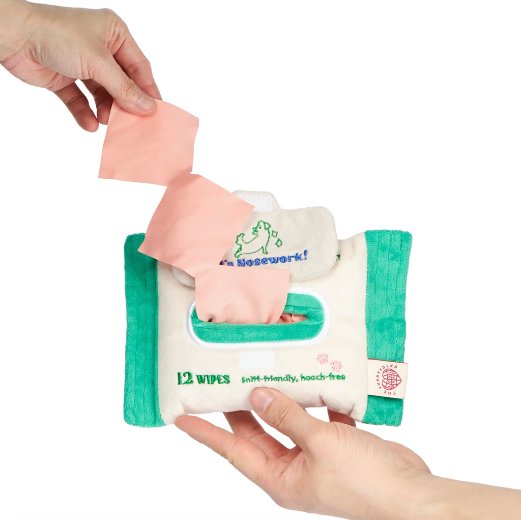 FurryFolks Nosework Wipes Enrichment Toy