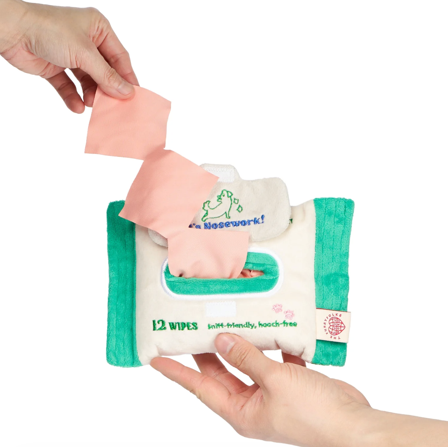FurryFolks Nosework Wipes Enrichment Toy