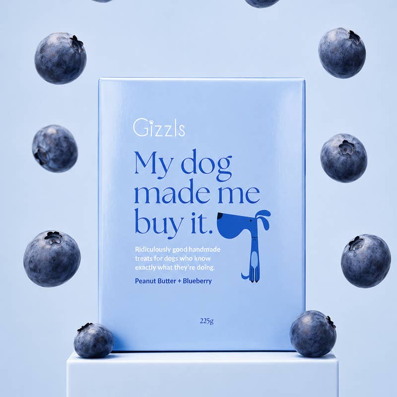 My Dog Made Me Buy It Peanut Butter & Blueberry soft dog treats
